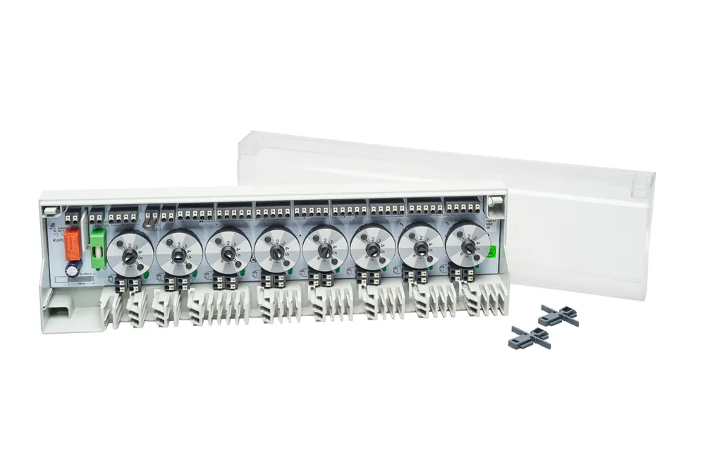 Regelklemmleiste Alpha Basis direct Switch 8 Zonen 230V B 21702-08 Finale Aktion