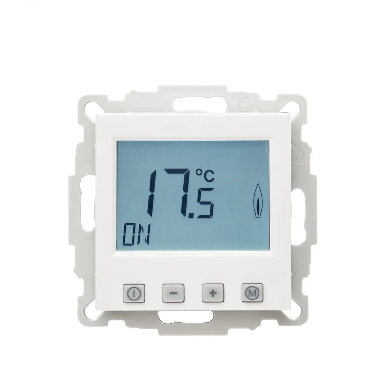 Markenprodukt Raumthermostat digital mit Uhr für Busch Jäger balance® SI Rahmen
