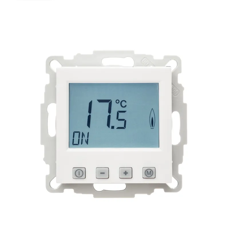 Finale Aktion Raumthermostat digital mit Uhr für Jung Serie A alpinweiß