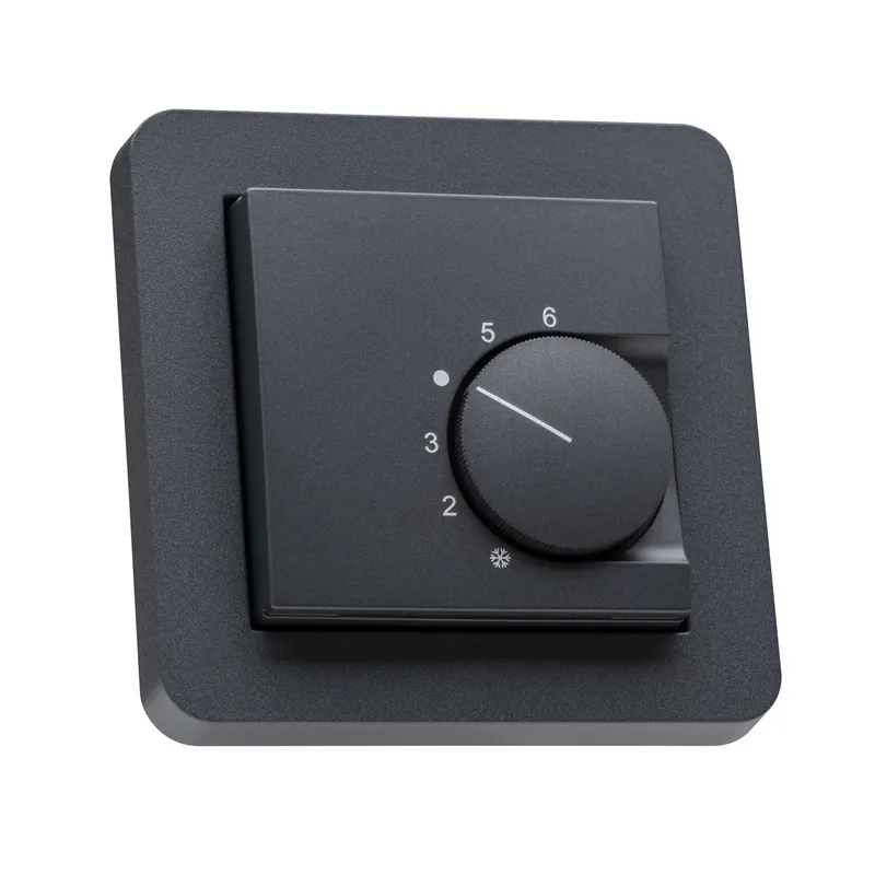 Sofort Bestellen Raumthermostat für Gira E1 anthrazit ohne Rahmen anthrazit matt
