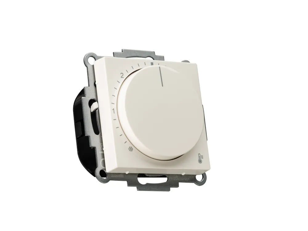 Neu Halmburger Raumthermostat TRE-5510rm mit Abdeckung 55x55 230V Triac - stromlos geschlossen (NC)