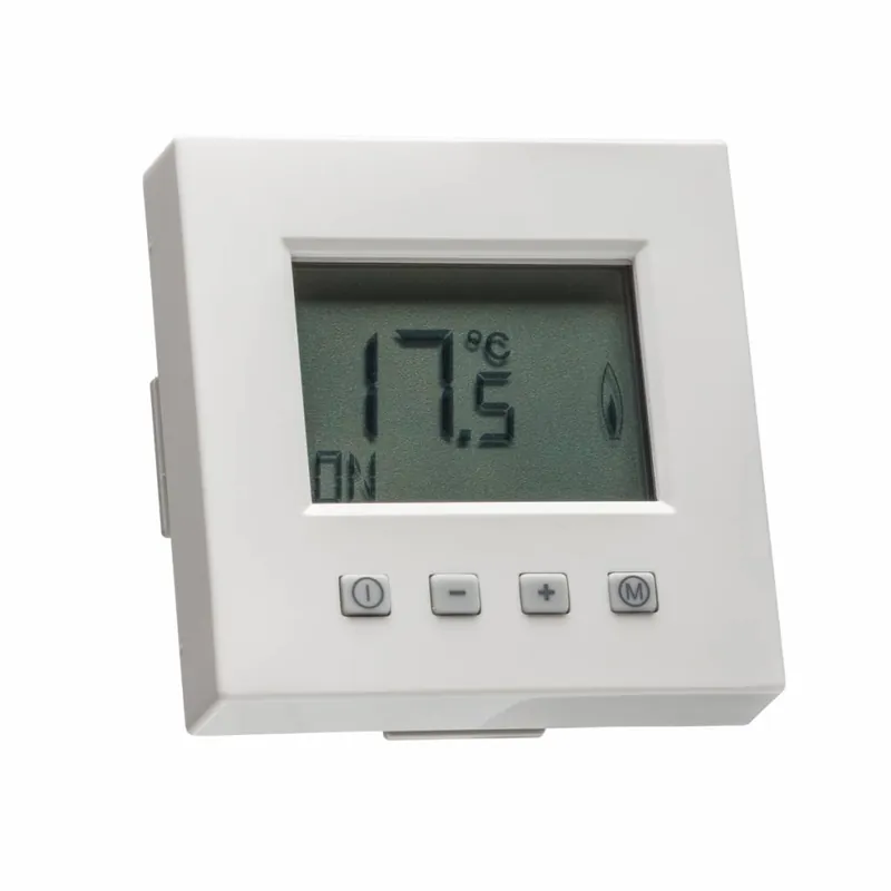 Sonderaktion Raumthermostat digital mit Uhr für Jung Serie LS alpinweiß