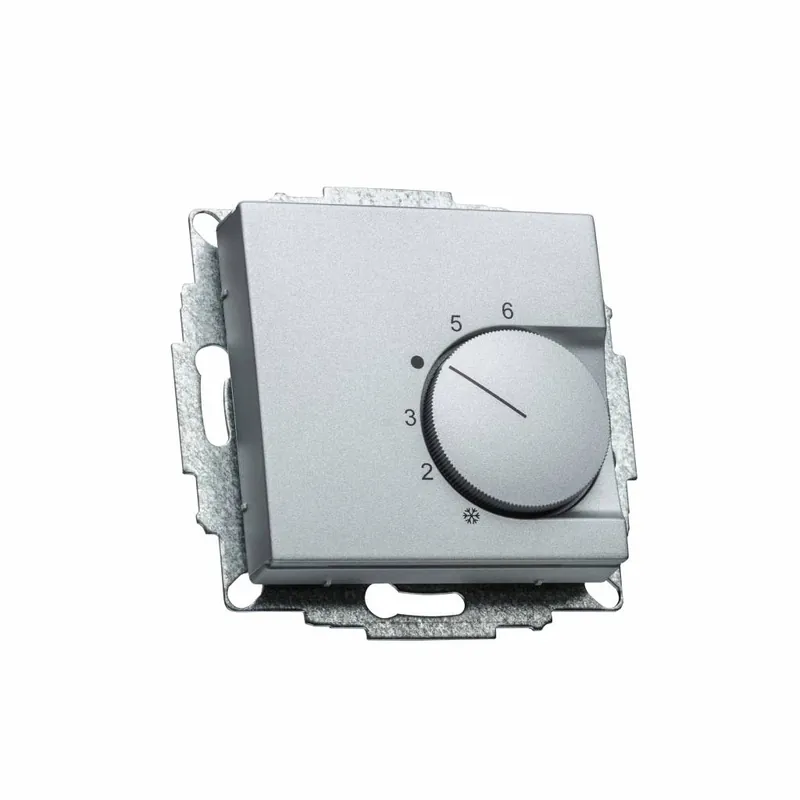 Nur Für Kurze Zeit Raumthermostat für Berker B.7 Rahmen alu