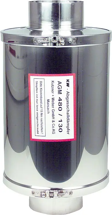 Super-Preis Abgasschalldämpfer Edelstahl AGM 760 (Nachfolgemodell zu AGM 480) Durchmesser 180 mm