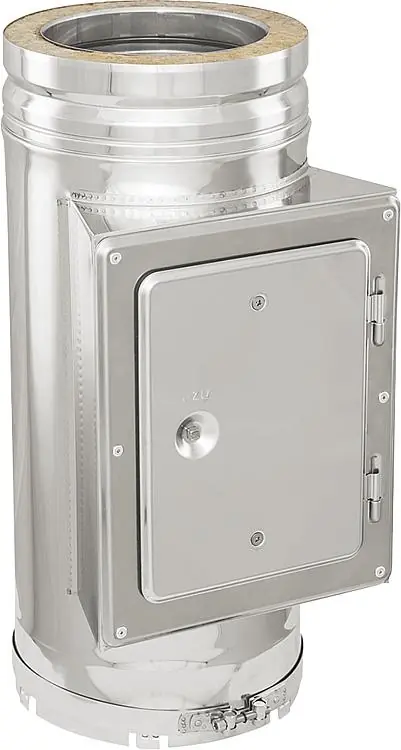 Doppelwandiges Abgassystem Reinigungs-Element DN 200 für Unterdruck, incl. Klemmen Knallerangebot