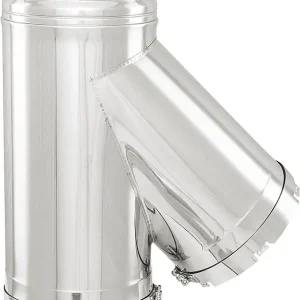 Doppelwandiges Abgassystem T-Stück 45 FUDN 113 Schneller Versand