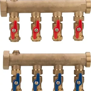 Soleverteiler DN 40 (1 1/2) 32 mm Klemmanschluss, 4 Kreise Günstig