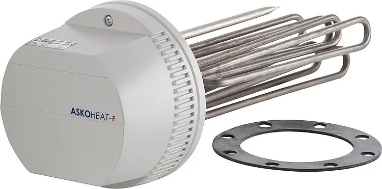 Heißes Angebot Flanschheizkörper 6,0 KW 3x400 V AC,Inneneinstellung Drm. 180mm Einbaul. 360 mm