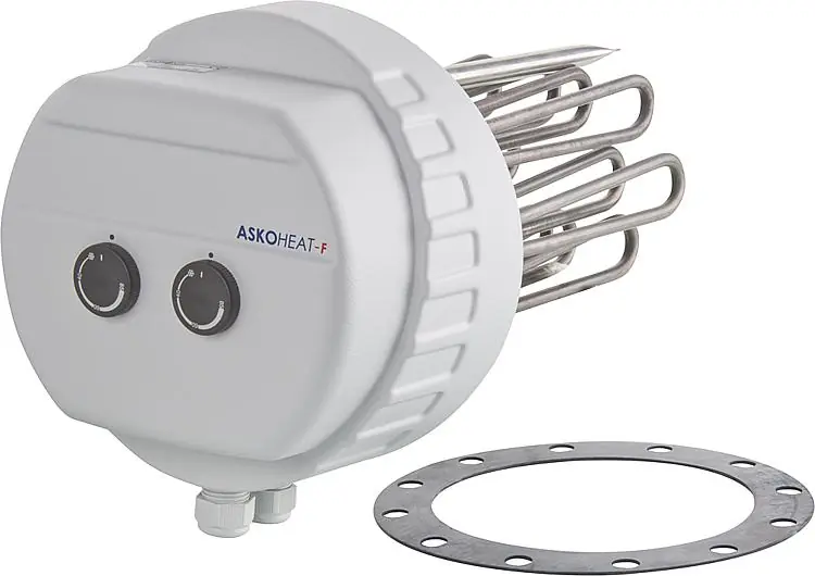 Sale Flanschheizkörper bis 4,0 KW 3x400 V AC, Drm 280 mm Einbaulänge 260 mm