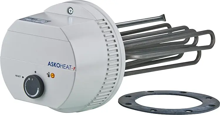 Flanschheizkörper 3x400V 15,0 KWACFlansch Drm. 180mmEinbaul. 780mm Ausverkauf