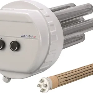 Sonderangebot Flanschheizkörper Edelstahl Typ AHFR-K-E, Keramik, 35/29,7/23,3/17,5/11,7/5,8KW