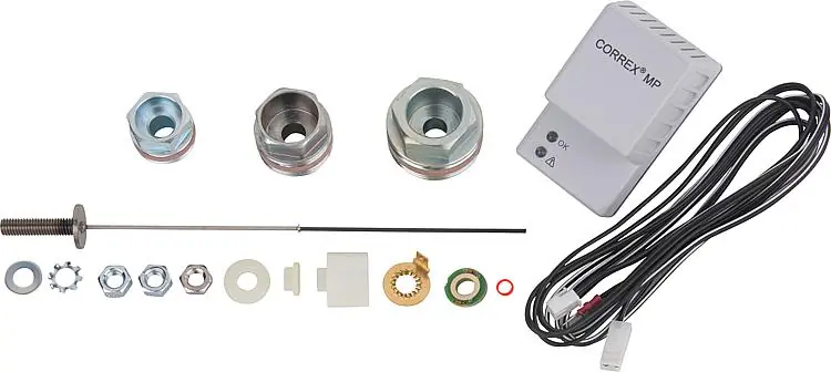 Fremdstrom-Set Correx-UP incl. 1x Potenziostat u. 2x Anode für emaillierte Speicher bis 1000l Neue Kollektion