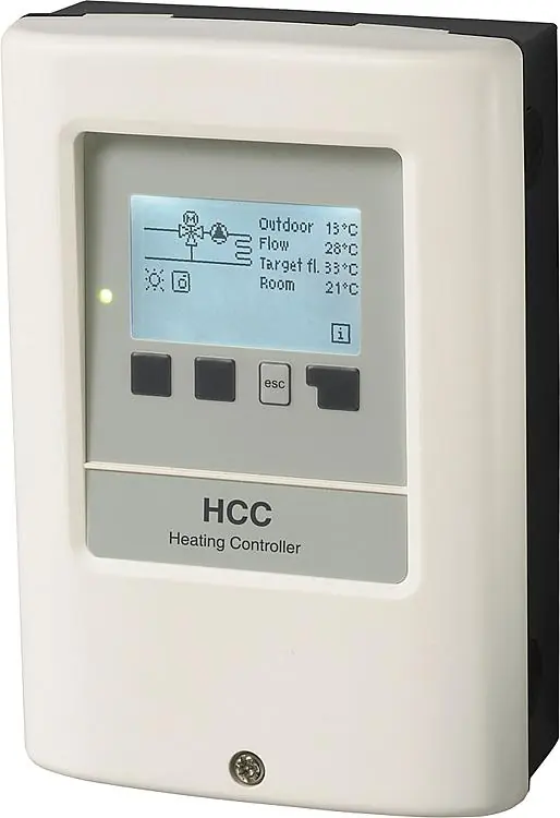 Zertifiziert Sorel Heizungsregler HCC5 im Set für gemischten Heizkreis und Brauchwasserfunktion