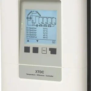 Preisknaller Temperatur-Differenz-Controller XTDC (V2), 8 Sensoreingänge