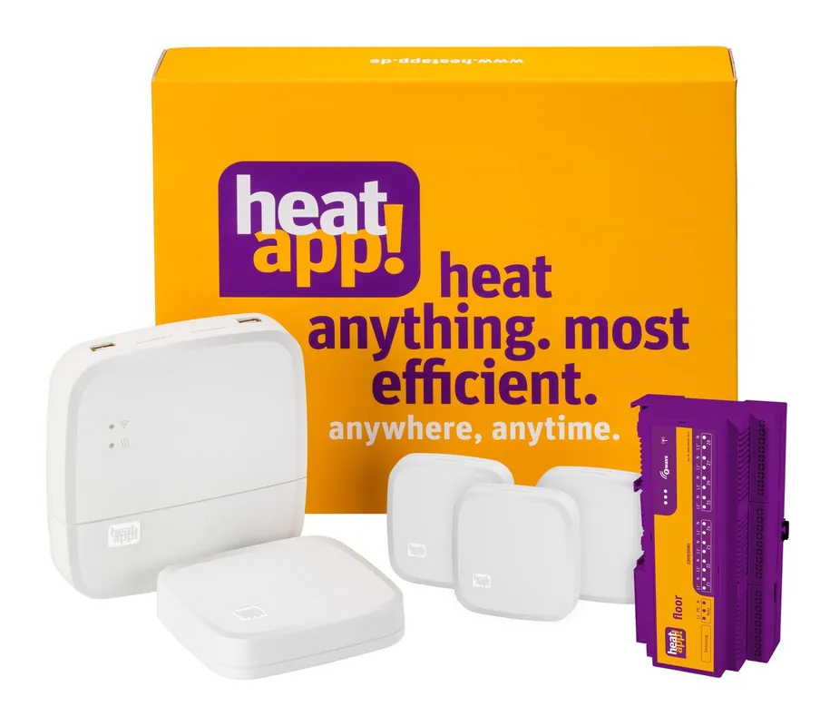 heatapp! Start System "floor" für Fußbodenheizung Sichere Zahlung