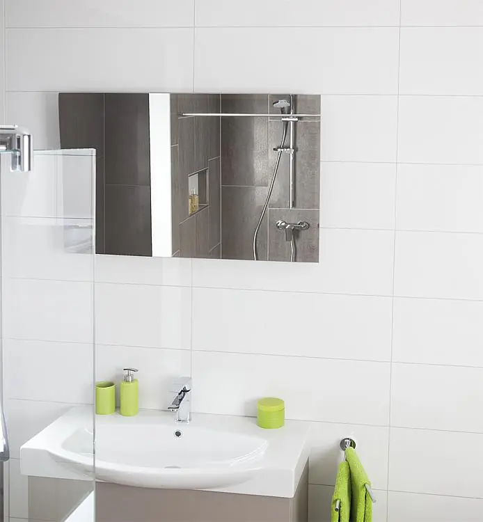 Super-Preis Infrarot-Heizung 600 Watt Spiegel 6mm für Wandmontage