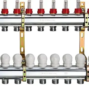 Angebot Fußbodenheizungsverteiler aus Messing 11/4 x 19 Heizkreise