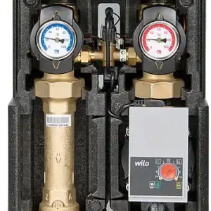 Top-Seller Heizkreisset Heatbloc MC44 DN32 (1 1/4), 3-Wege-Mischer-Bypass Wilo-Yonos Para-RSTG 30/7,5