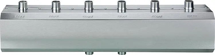 WS-Kesselverteiler Typ HVI-4 4 Heizgruppen 1inkl. Isolierung Thermisch getrennt Markenprodukt
