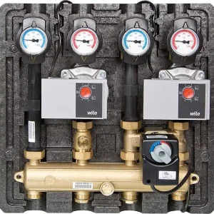 Billig Modulares Verteilsystem Thermax DN20, 2xWilo Yonos Para RS15/6- RKA, 323621WY6