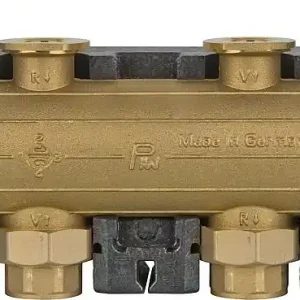 Heißes Angebot Hydraulische Weiche DN32 (11/4) bis 2600 l/h, gebrückt mit Isolierung