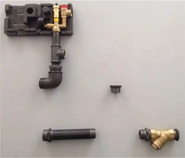 Solange Der Vorrat Reicht Kesselanschluß-Set 1 1/2" mit 2,5 bar Sicherheitsgruppe für ATMOS
