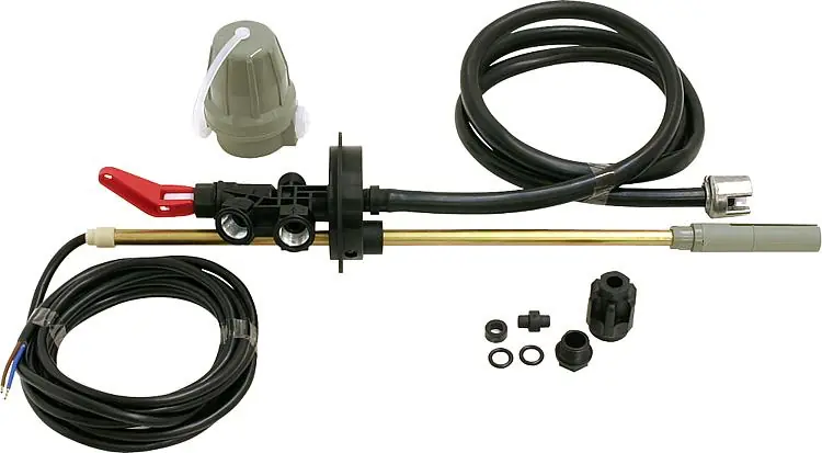 Entnahme-Set für 5er-Batterie- Tanks Dehoust PE und Trio 1000- 2000 l mit Rohr 8x1x755mm Preisreduziert