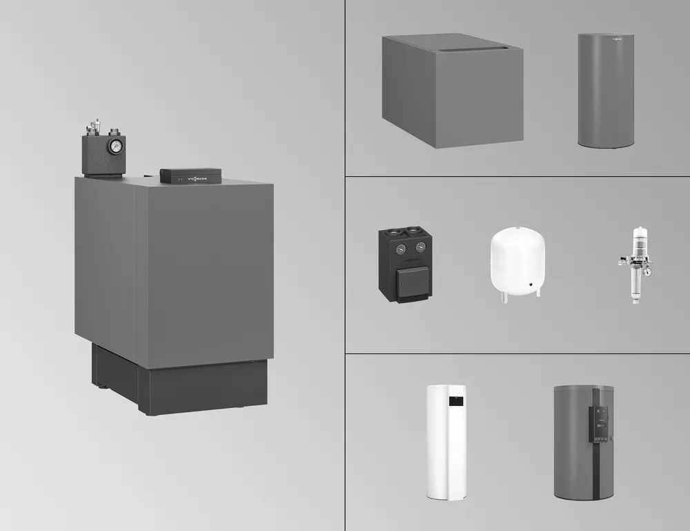 Viessmann Vitoladens 300-C 19,3kW modulierend, Z022406, 200L, 100-H, CHAA Z022406 Top-Seller