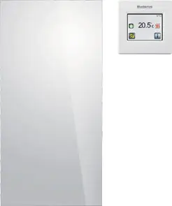 Buderus Logatrend IFR286 GW RC Infrarotheizung mit Regler Kabel, 600W, Glas Spiegel 7739624431 Nur Für Kurze Zeit