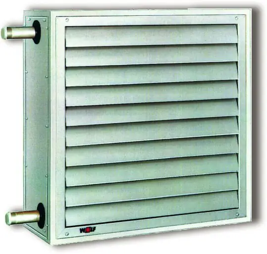 Wolf Luftheizer LH 63, Stahl-verzinkt, Typ D (LR horizontal), 3 x 400V / 50Hz 6523582 Saisonangebot