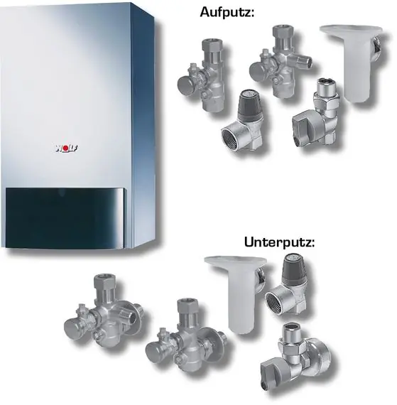Wolf CGU-2-10 10kW Gas-Heiztherme, Bedienmodul BM, Unterputz, L / LL 8616110F08 Preisreduziert