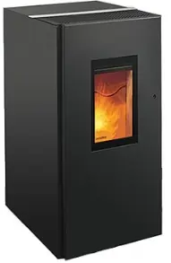 Viessmann Wodtke Pelletofen Pat water+ 10 kW, Stahl black 7327841 Nur Heute