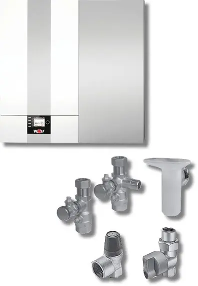 Wolf CGW-2-20/120 20kW Gas-Brennwert-Zentrale, BM-2, HE-Pumpe 8615020F02 Abverkauf
