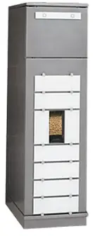 Highlight Viessmann Wodtke ivo.tower Vorratsbehälter für ca. 150 kg Pellets, Dekor white 7327800