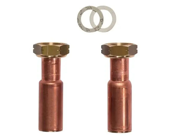 Vaillant Anschlussstutzen Serviceventile G1 (IG) auf Kupferrohr 28 mm 2 Stk. 0010038385 Finale Aktion
