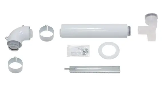 Sonderaktion Vaillant Basis-Anschluss-Set, konzentrischer Anschluss Ø 60/100 PP, 0020277302