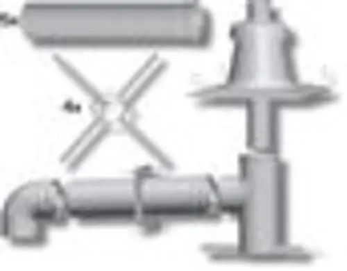 Markenprodukt Wolf Paket für konzentrische Luft-/Abgasführung in Schacht, DN60/100, Edelstahl 2651855Z01