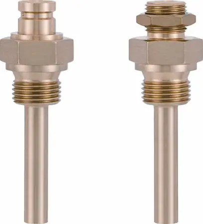 Buderus Tauchhülse für Maschinen-Thermometer, gerade und Winkel 90 °, 63mm 81168950 Begrenztes Angebot