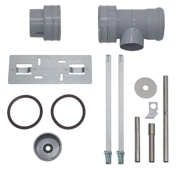 Vaillant T-Stück Ø 100 PP (MFB) - mit Kondenswasseranschluss Ø 15 0020042774 Bestpreis