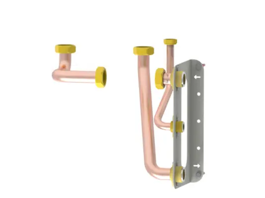 Zertifiziert Brötje BRÖTJE Anschluss-Set Grundbausatz AS-R GB WGB, rechts für WGB 7892760