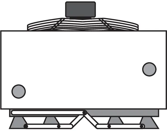 Wolf Induktionsjalousie f. Deckengerät, Stellmotor elektrisch 24V, LH-EC/LH 63 6500963 Ausverkauf