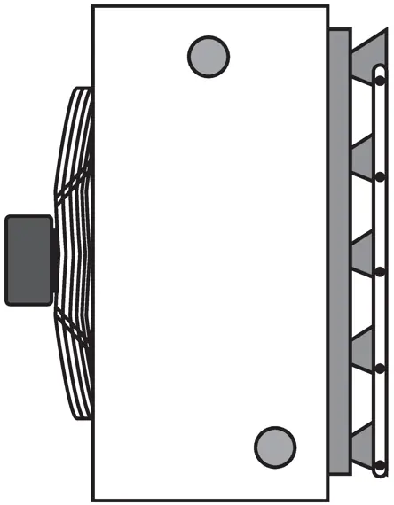 Direkt Vom Hersteller Wolf Induktionsjalousie für Wandgerät, Stellmotor elektrisch 24V, LH-EC/LH 25 6500957