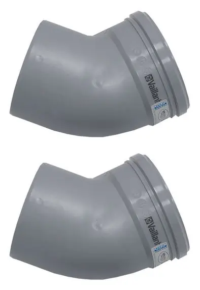Vaillant Bogen 45° (2 Stck) Ø 130 PP 0020042766 Rabatt