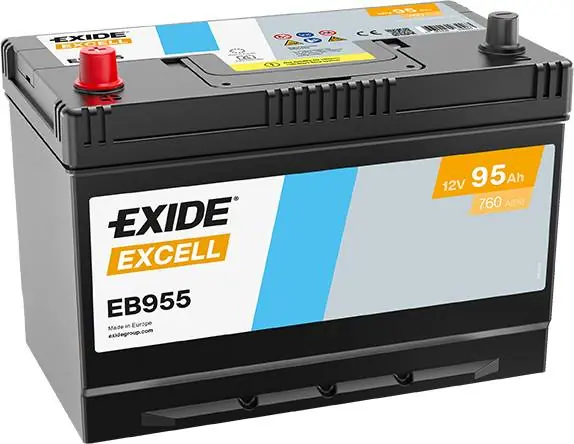 Exide EB955 Excell 95Ah 720A Autobatterie Preis Gesenkt