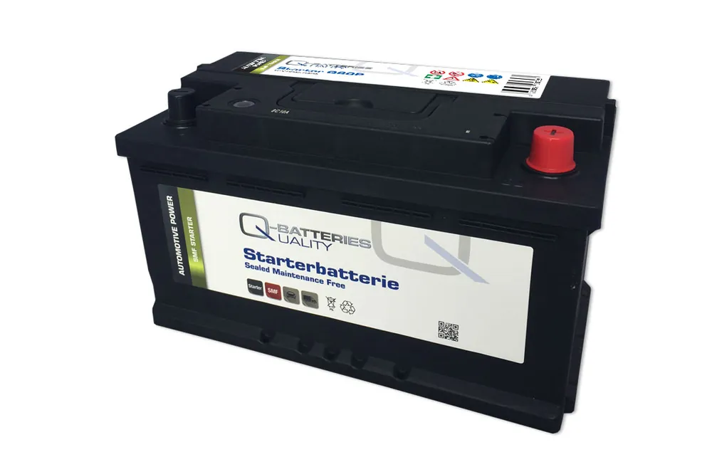 Q-Batteries Autobatterie Q80P 12V 80Ah 640A, wartungsfrei Neuheit
