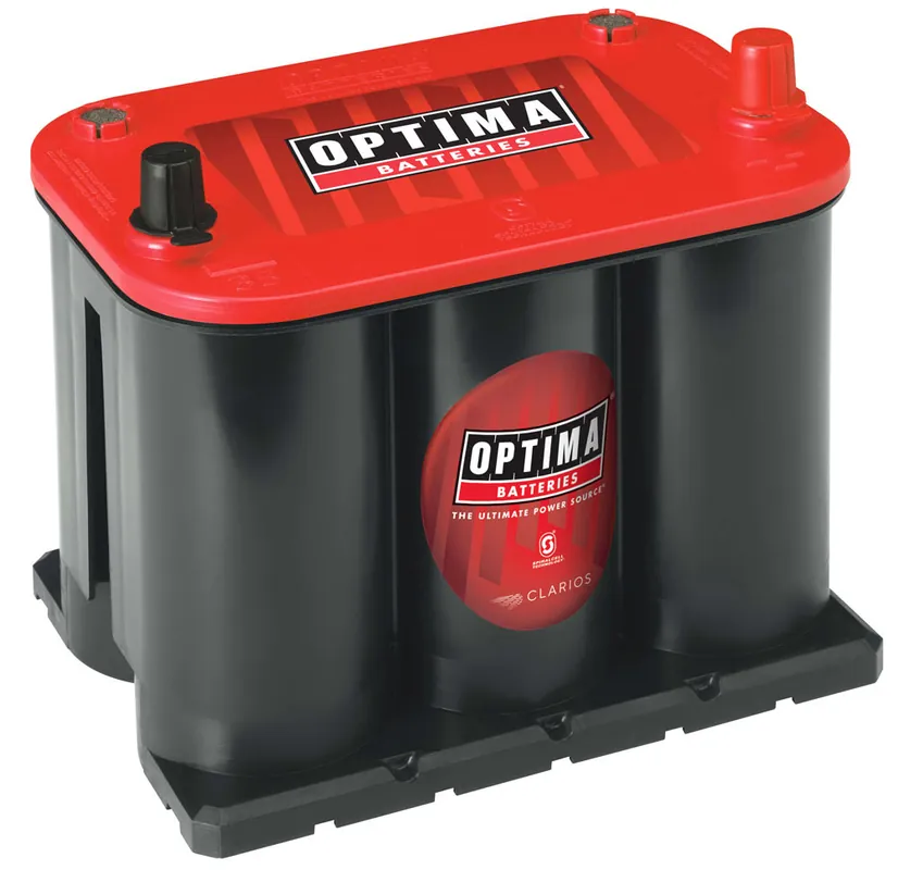 Aktuell Optima Red Top RT R - 3.7, 12V 44Ah, AGM Starterbatterie, Spiralcell Technologie
