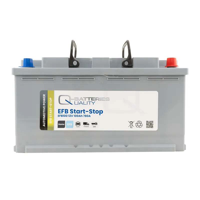 Q-Batteries Start-Stop EFB Autobatterie EFB100 12V 100Ah 780A Saisonangebot