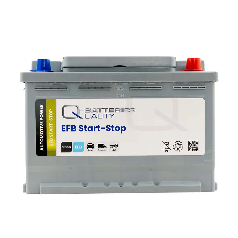 Rabatt Q-Batteries Start-Stop EFB Autobatterie EFB70 12V 70Ah 700A