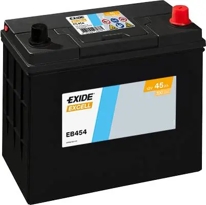 Exide EB454 Excell 12V 45Ah 330A Autobatterie Wochenendangebot