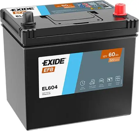 Neuheit Exide EL604 Start-Stop EFB 12V 60Ah 520A Autobatterie